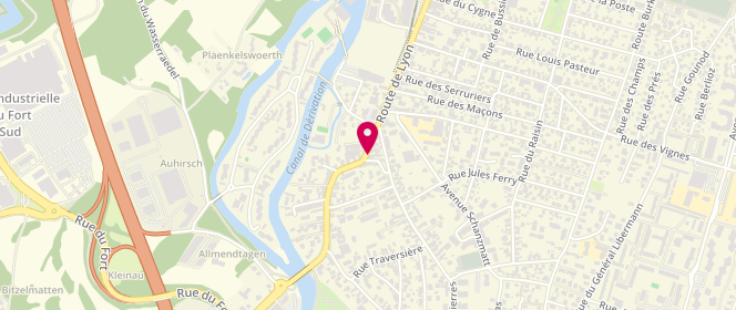 Plan de Boulangerie Pâtisserie Christian Beck, 267 Route de Lyon, 67400 Illkirch-Graffenstaden