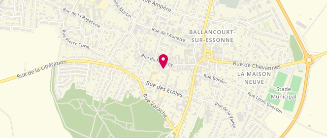 Plan de Aux Delices du Fournil, 29 Rue du Martroy, 91610 Ballancourt-sur-Essonne