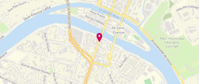 Plan de Boulangerie le Caprice, 13 Rue Saint-Ambroise, 77000 Melun