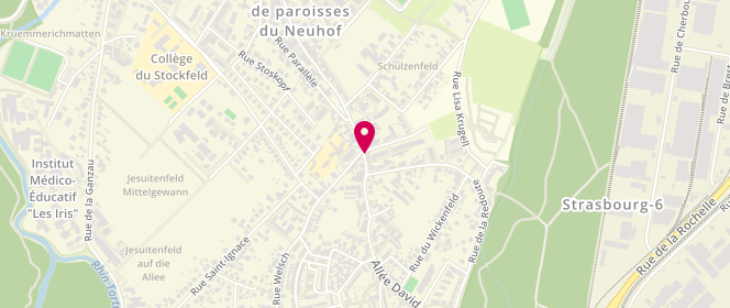 Plan de Boulangerie-Patisserie du Stockfeld, 101 Route d'Altenheim, 67100 Strasbourg