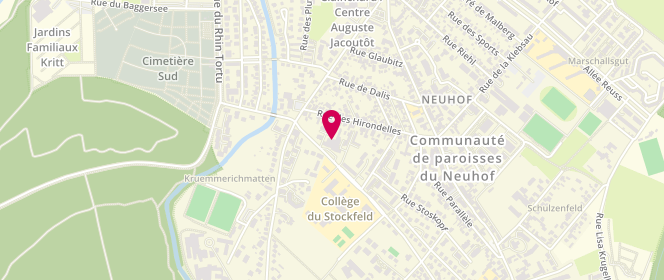 Plan de La fournée d'Autrefois, 84 Rue des Jésuites, 67100 Strasbourg
