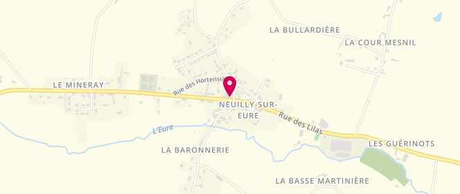 Plan de SAS Boulangerie Touffet, 2 Rue des Azalées, 61290 Longny-les-Villages