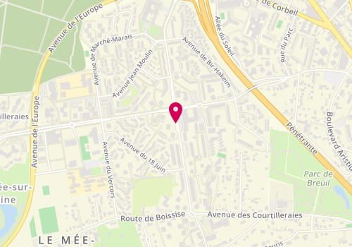 Plan de Le Croustillant du Mee, Avenue Libération, 77350 Le Mée-sur-Seine