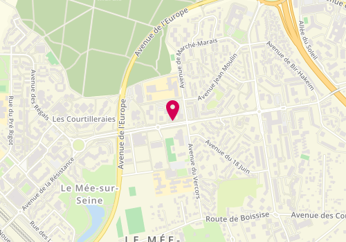Plan de Le Fournil du Mee, 748 avenue Maurice Dauvergne, 77350 Le Mée-sur-Seine