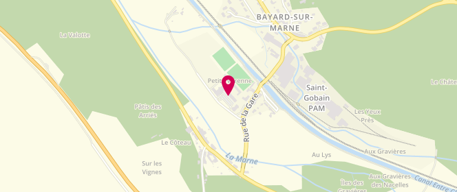 Plan de Boulangerie Patisserie Poulet, 21 Rue de la Gare, 52170 Bayard-sur-Marne