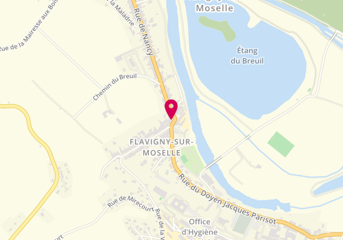 Plan de Fournil de Flavigny, 10 Place Michel Gardeux, 54630 Flavigny-sur-Moselle