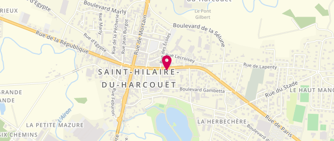Plan de Au Moulin des Saveurs, 52 Rue de Paris, 50600 Saint-Hilaire-du-Harcouët