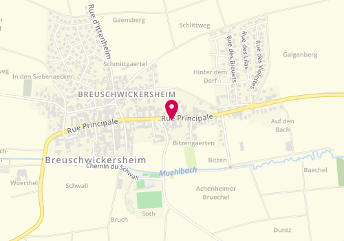 Plan de Le Fournil de Breusch, 37 Rue Principale, 67112 Breuschwickersheim