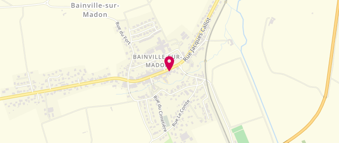 Plan de Le Fournil des Saveurs, 51 Rue Jacques Callot, 54550 Bainville-sur-Madon