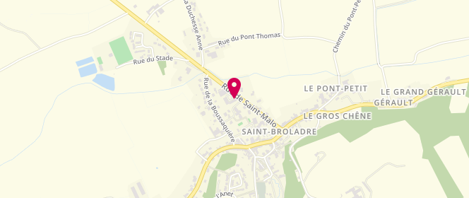 Plan de Le Fournil de la Baie, 41 Rue de Saint-Malo, 35120 Saint-Broladre