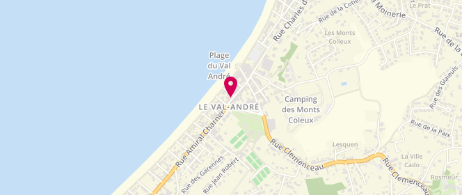 Plan de Le Fournil du Port, 14 Rue Amiral Charner, 22370 Pléneuf-Val-André