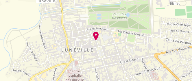 Plan de Boulangerie au Coin du Four, 13 Rue du Général Leclerc, 54300 Lunéville