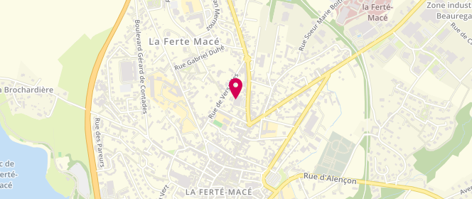 Plan de Carrefour Contact, 9 avenue Thiers, 61600 La Ferté-Macé