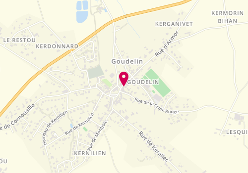 Plan de Maison Vincent Goudelin, 3 place de la Paix, 22290 Goudelin