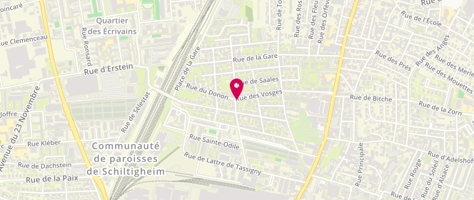 Plan de Boulangerie Pâtisserie Walter Michael, 20 A Rue de Vendenheim, 67300 Schiltigheim
