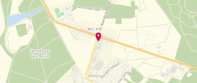Plan de La Ferme de Bel Air, 2 Allée des Marronniers, 91640 Fontenay-lès-Briis