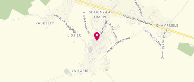 Plan de DUVAL Pierre, Rue du Perche, 61380 Soligny-la-Trappe