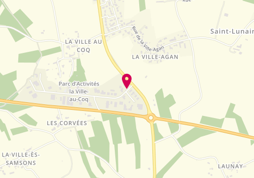 Plan de Le Fournil de Faustin, 1 Rue des Artisans, 35800 Saint-Lunaire