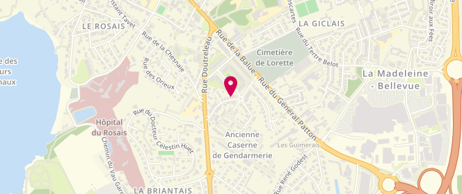 Plan de Boulangerie Pâtisserie Antoine, 4 Rue du Gros Chêne, 35400 Saint-Malo