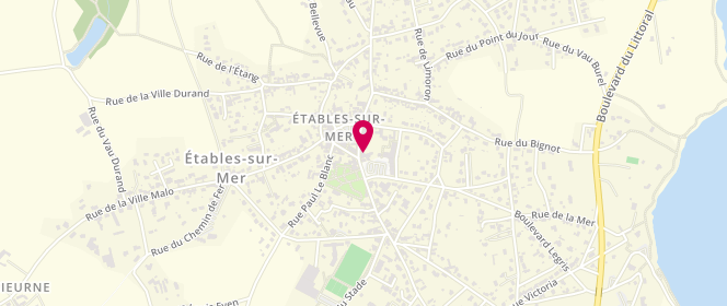 Plan de Au Gout du Jour, 6 Rue Pasteur, 22680 Binic-Étables-sur-Mer