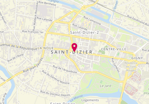 Plan de La Mie Câline, 2 Rue Gambetta, 52100 Saint-Dizier