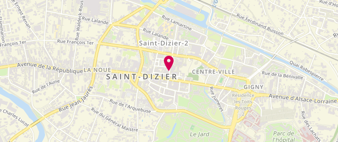 Plan de Boulangerie Notre Dame, 14 Rue Emile Giros, 52100 Saint-Dizier