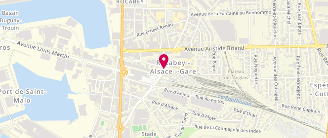 Plan de Au Quai des Gourmandises, 8 avenue Anita Conti, 35400 Saint-Malo