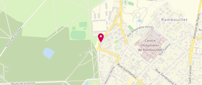 Plan de Boulangerie Émeraude, 14 Rue de Groussay, 78120 Rambouillet