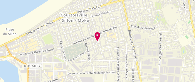 Plan de La Croustillante Malouine, 42 Rue des Cosnes, 35400 Saint-Malo