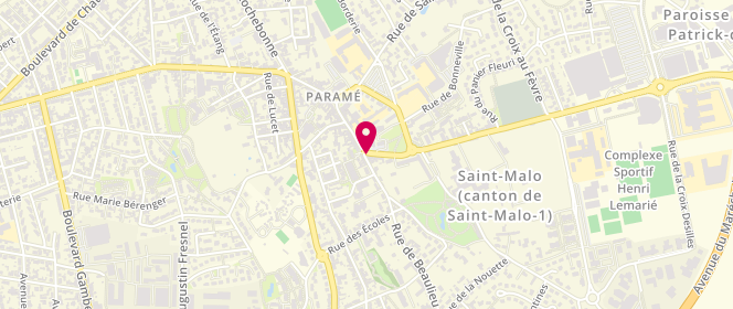 Plan de Boulangerie Lecoulan, 30 Rue des 6 Fr Ruellan, 35400 Saint-Malo