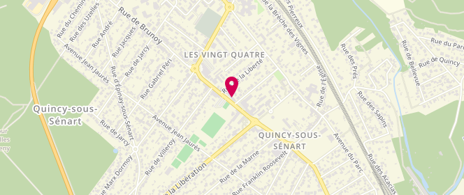 Plan de Aux p'tits écoliers, 10 Rue de Boissy-Saint-Léger, 91480 Quincy-sous-Sénart