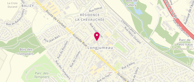 Plan de Au Fournil de Mauregard, 140 Grande Rue, 91360 Épinay-sur-Orge