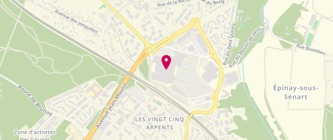 Plan de Aux Saveur de Boussy, Centre Commercial Val d'yerres, 91800 Boussy-Saint-Antoine