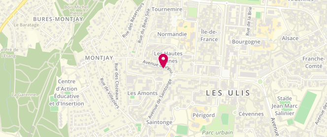 Plan de Au Moulin des Amonts, Centre Commercial Amonts, 91940 Les Ulis