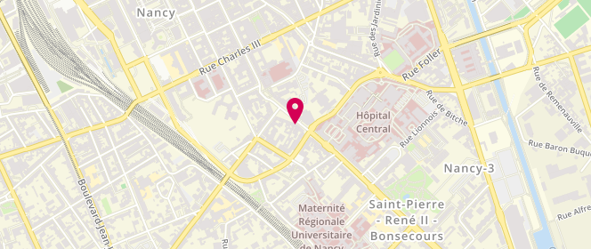 Plan de Boulangerie Louis, 32 Bis Place des Vosges, 54000 Nancy