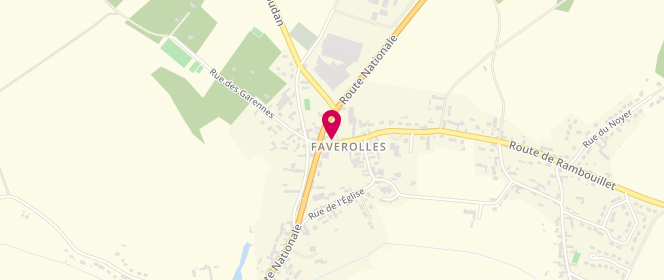 Plan de FARES, 1 Route de Rambouillet, 28210 Faverolles