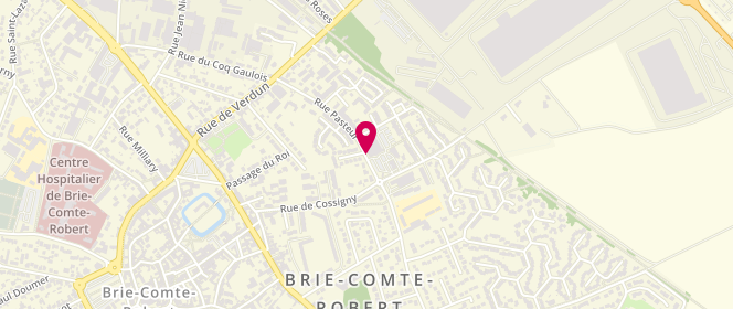 Plan de Le Fournil Briard, 25 Rue Pasteur, 77170 Brie-Comte-Robert