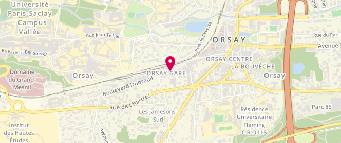 Plan de Le Point Chaud de la Gare, 39 Boulevard Dubreuil, 91400 Orsay