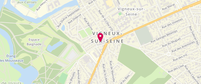 Plan de Cedric Piot, 54 Rue Pierre Marin, 91270 Vigneux-sur-Seine