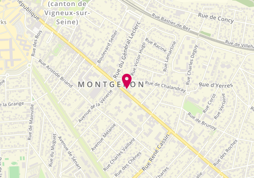 Plan de La Panetière, 103 Avenue de la Republique, 91230 Montgeron