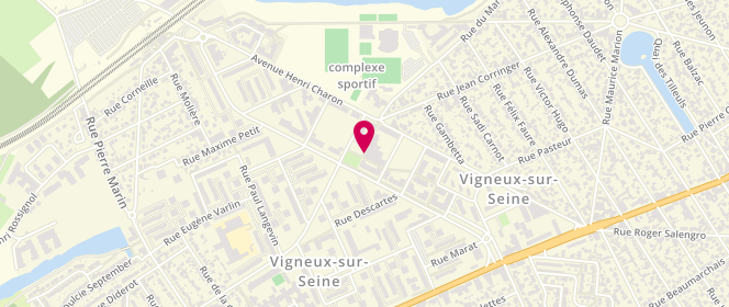 Plan de Boulangerie Boussaidi, 8 place du 14 Juillet, 91270 Vigneux-sur-Seine