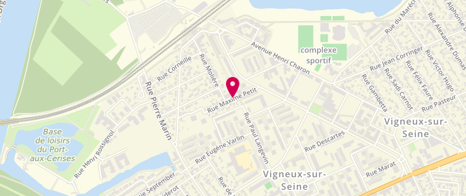 Plan de Boulangerie de la Gare, 15 Rue Maxime Petit, 91270 Vigneux-sur-Seine