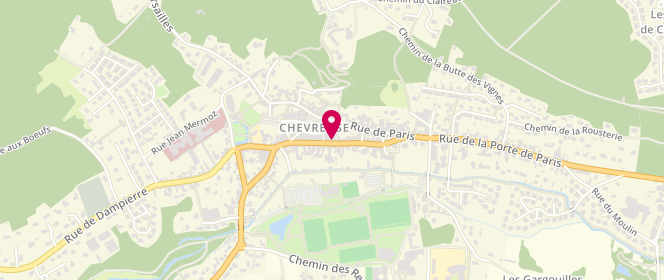 Plan de Le Moulin de Gabi à Chevreuse, 38 Rue de la Division Leclerc, 78460 Chevreuse