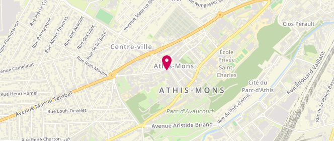 Plan de L'Envie gourmande, 1 avenue Marcel Sembat, 91200 Athis-Mons