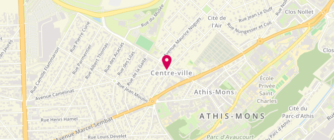 Plan de Camelinat, 1 avenue Camélinat, 91200 Athis-Mons