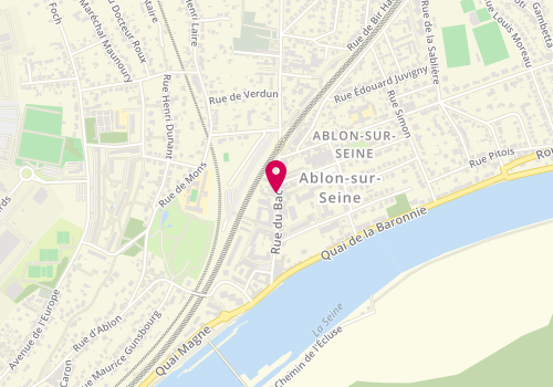 Plan de Le fournil d'Ablon, 25 Rue du Bac, 94480 Ablon-sur-Seine