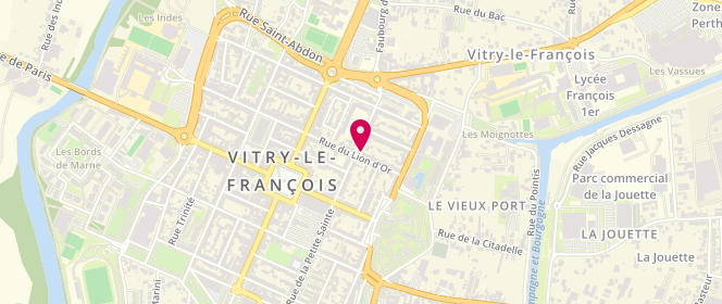 Plan de Penart Yann Michel, 18 Rue du Lion d'Or, 51300 Vitry-le-François