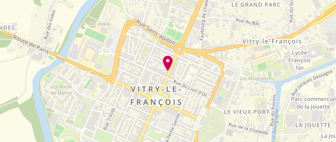 Plan de Boulangerie Deloison, 23 grande Rue de Vaux, 51300 Vitry-le-François