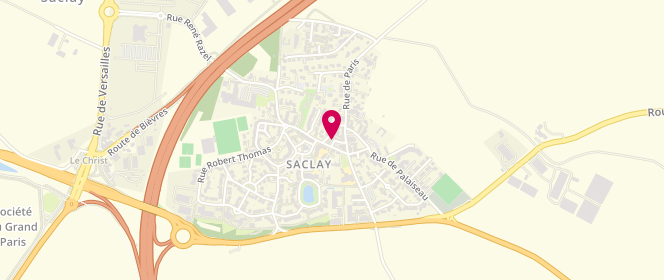 Plan de Boulangerie de Saclay, 3 Place Jules Ferry, 91400 Saclay