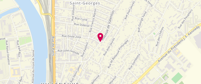 Plan de La Gourmandise Saint Georges, 31 Avenue de Valenton, 94190 Villeneuve-Saint-Georges
